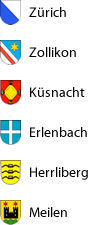 Unsere Lieferzonen: Zürich-Seefeld, Zollikon, Küsnacht, Erlenbach, Herrliberg, Meilen